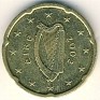 20 Euro Cent Ireland 2002 KM# 36